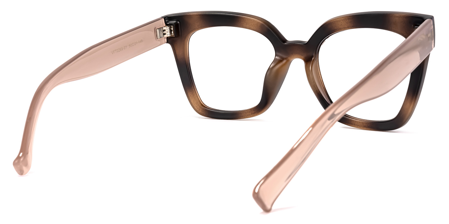 Malcolm Square Burnt Umber Glasses4
