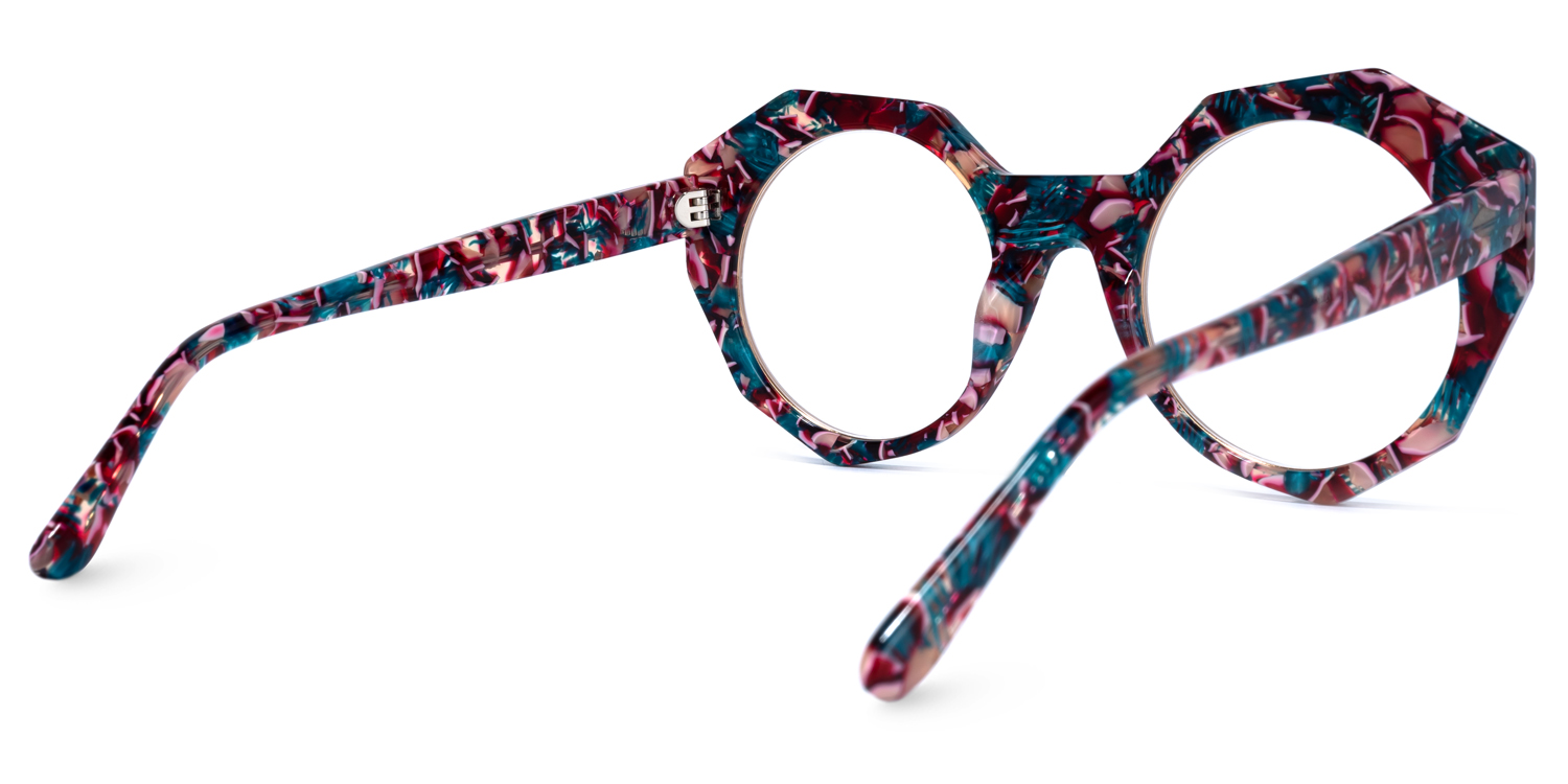 Bogar Geometric Floral Glasses4