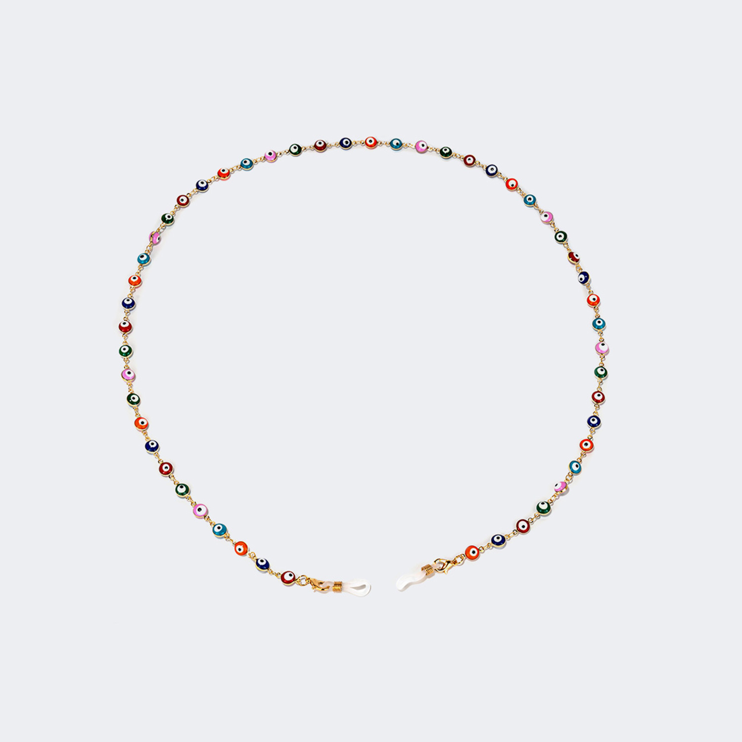 Oval Multicolor Eyeglasses Chain2