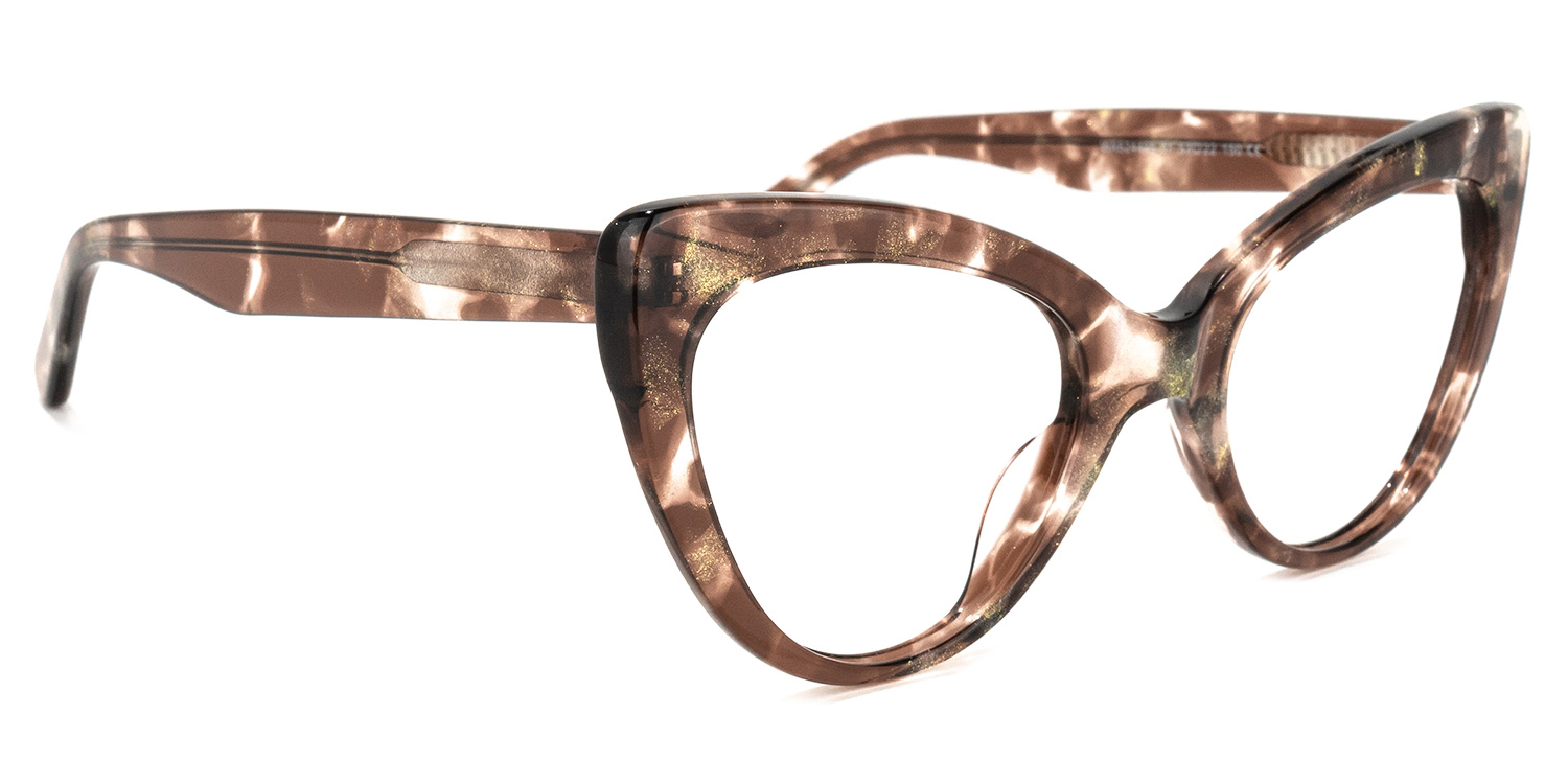Stjules Cateye Brown Glasses2