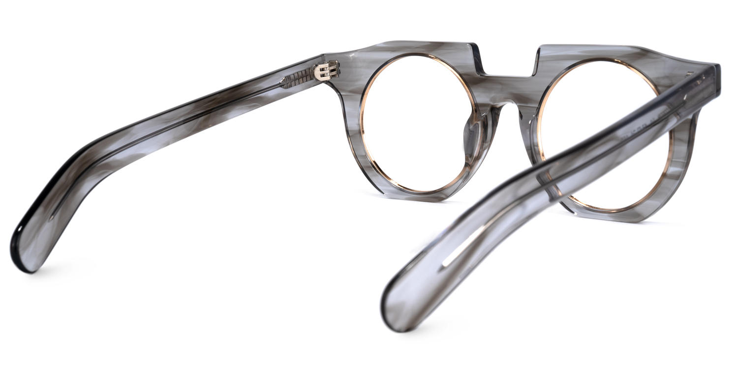 Mckoy Geoemtric Gray Glasses4