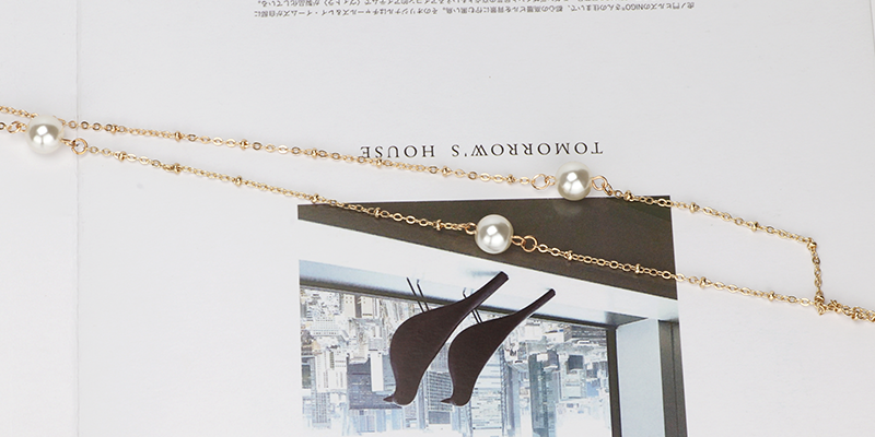 Pearl Gold Eyeglasses Chain-053