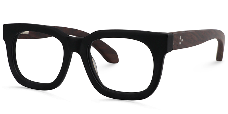 Sam Rectangle Wood Glasses3