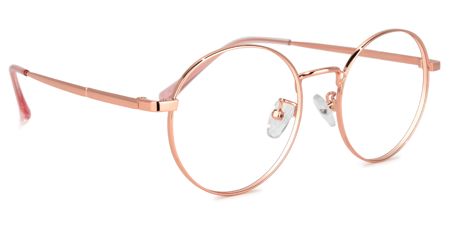 Garbsen Round Rose-Gold Glasses2