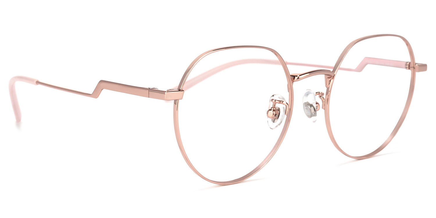 Tiffany Round Pink Glasses2