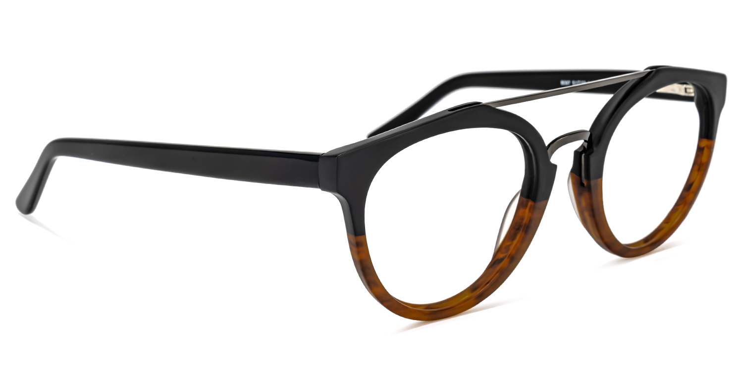 Katrece Round Two-Tone Glasses2