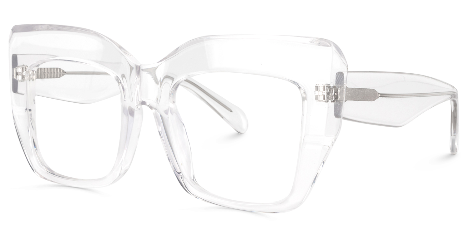 Cat Eye Crystal Glasses | Zeelool Glasses2