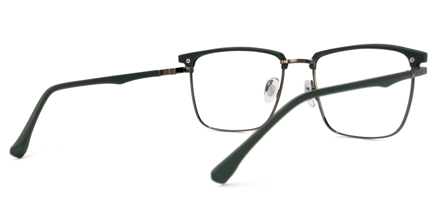 Kierriah Browline Dark-Green Glasses3
