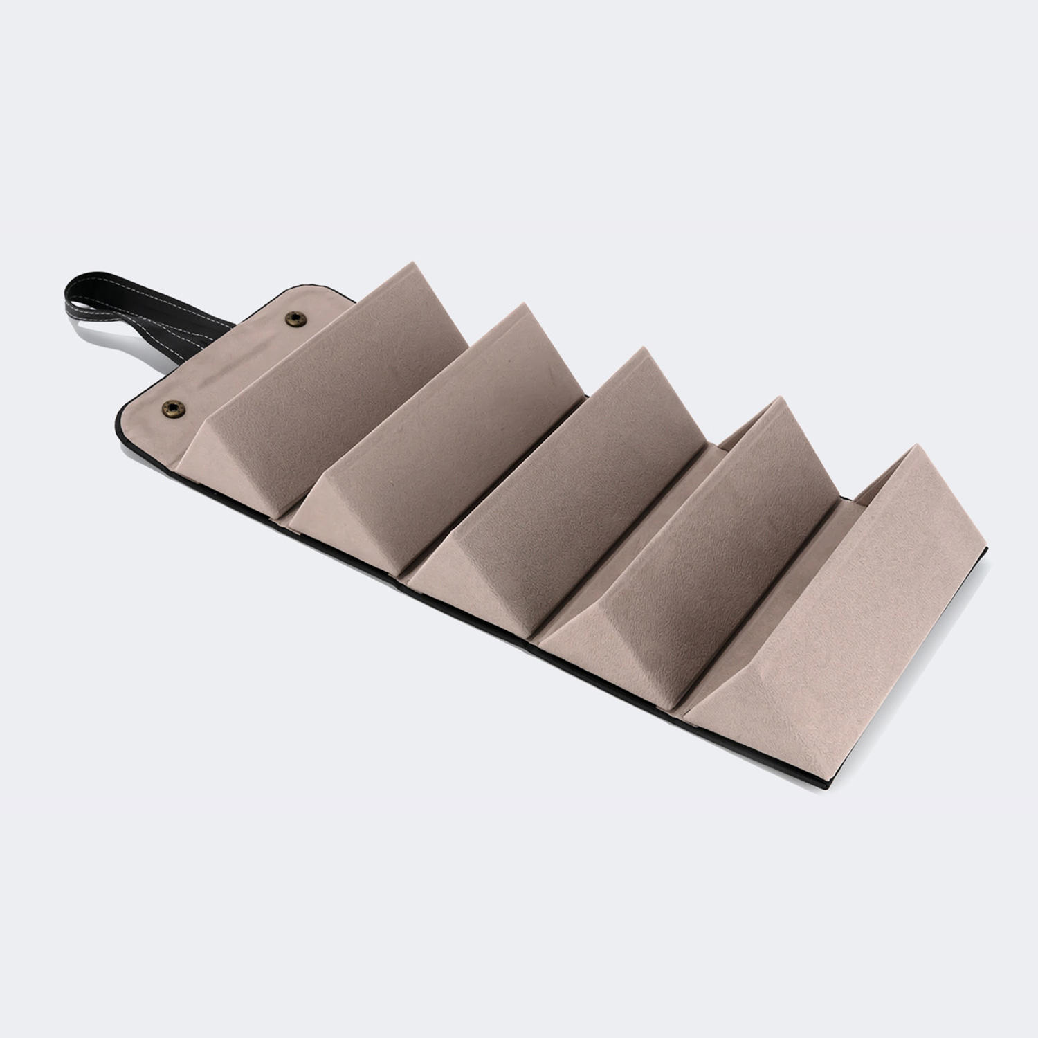 High-end Leather Hanging Black Eyeglasses Storage good-img