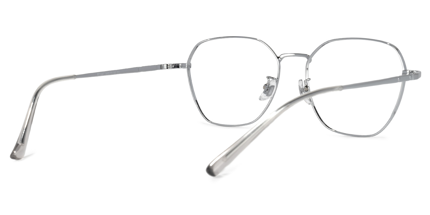 Sindele Square Silver Glasses3