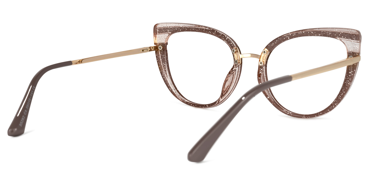 Medinas Cateye Khaki Glasses3