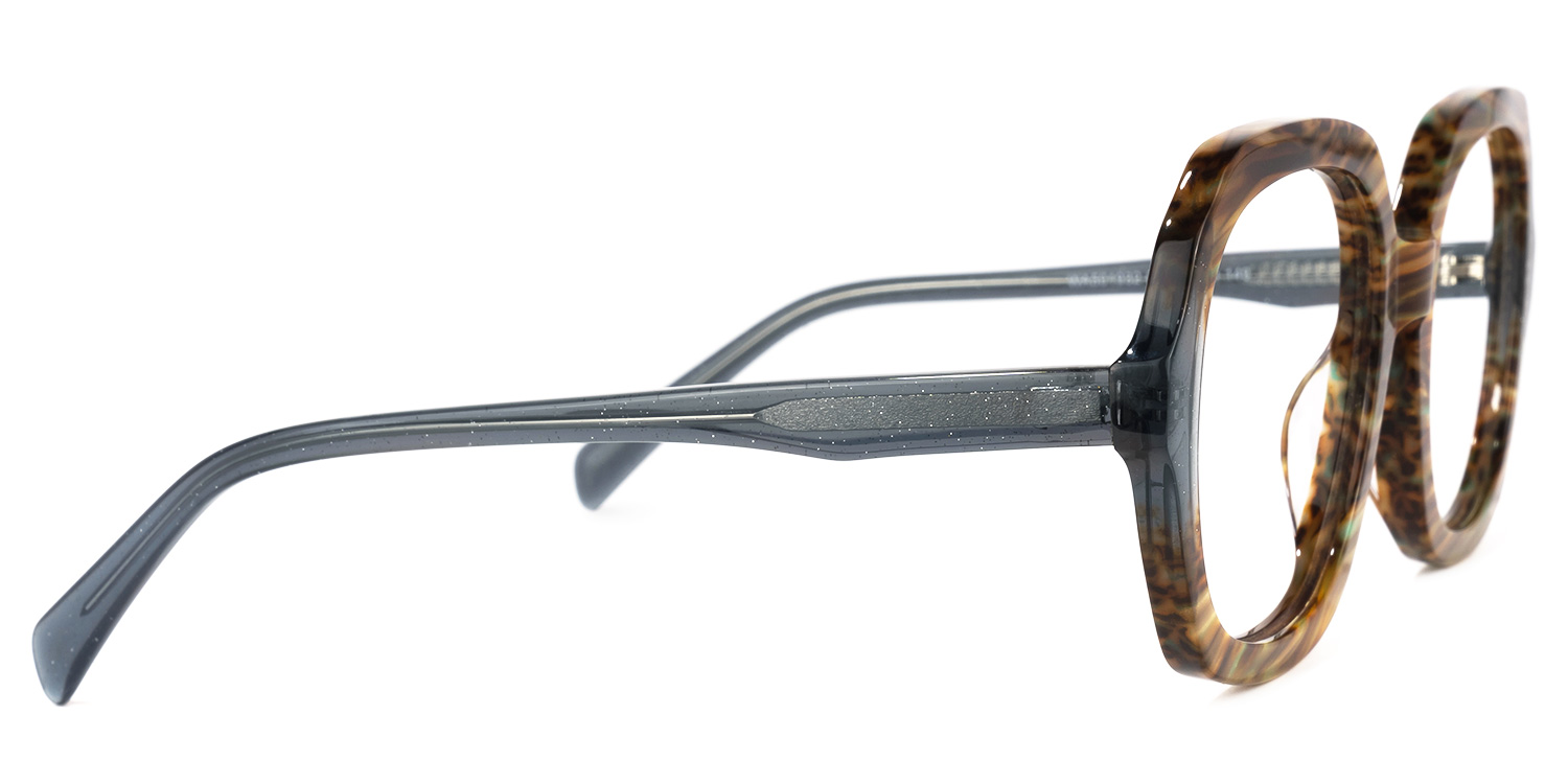 Raquell Square Brown Glasses2