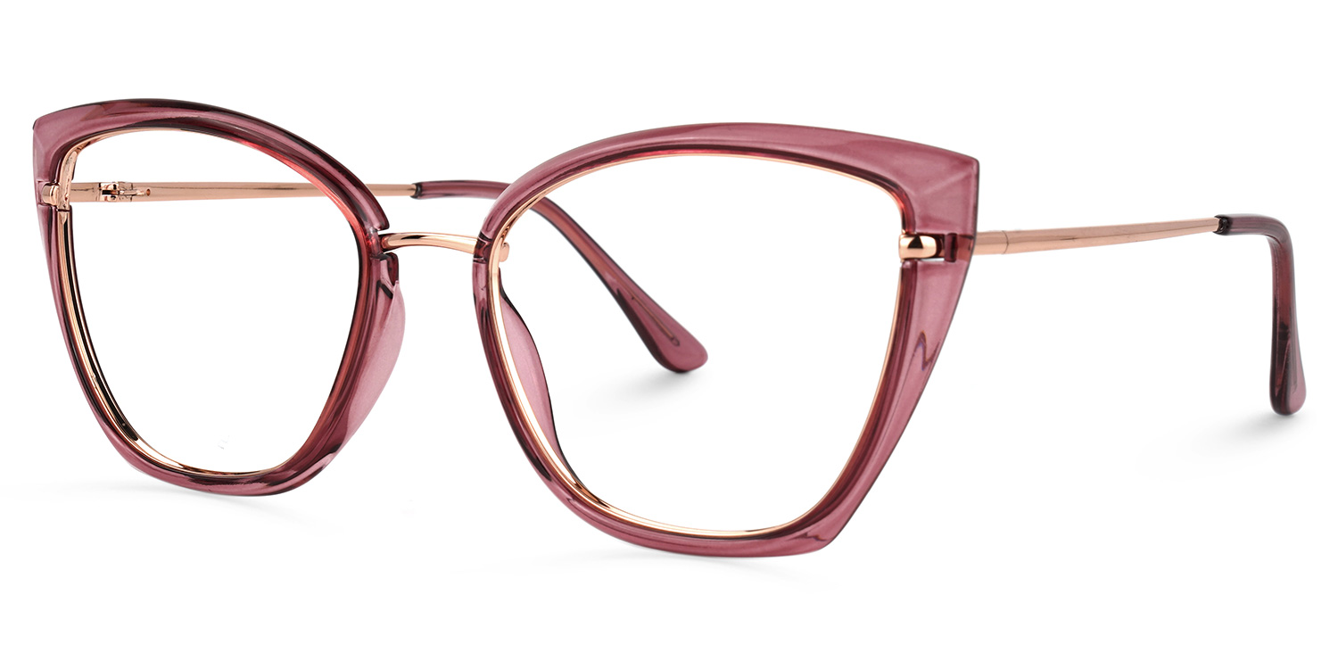 ZEELOOL Montalvo Cateye Pink Glasses