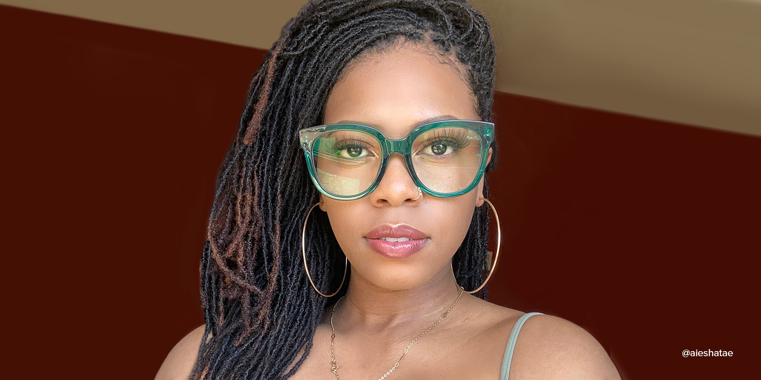 Harrell Square Dark-Green Glasses2