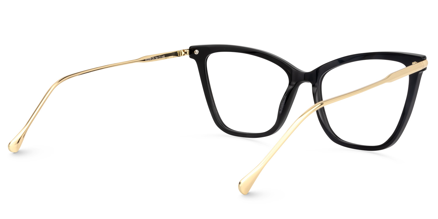 Hilary Butterfly Black Glasses4