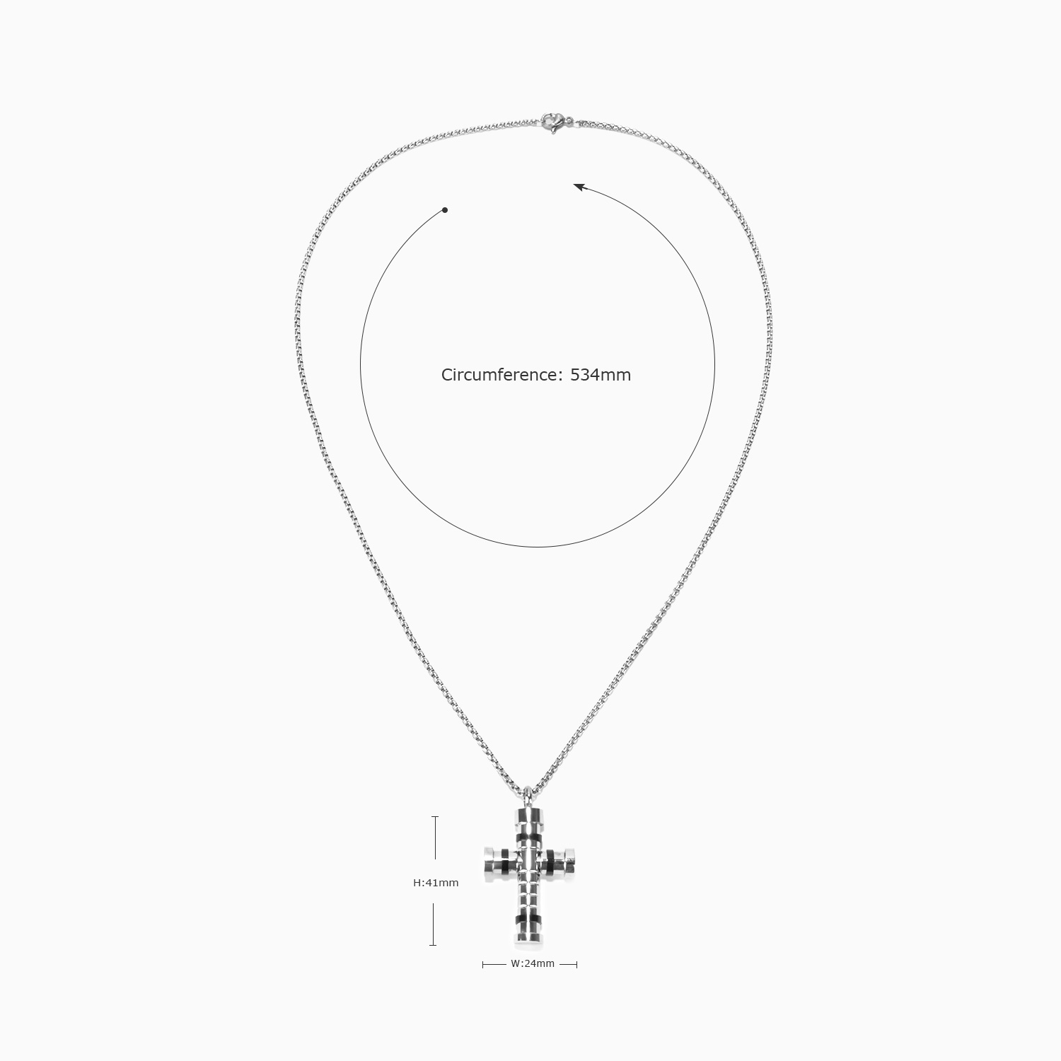 Vintage Silver Pendant Necklace3