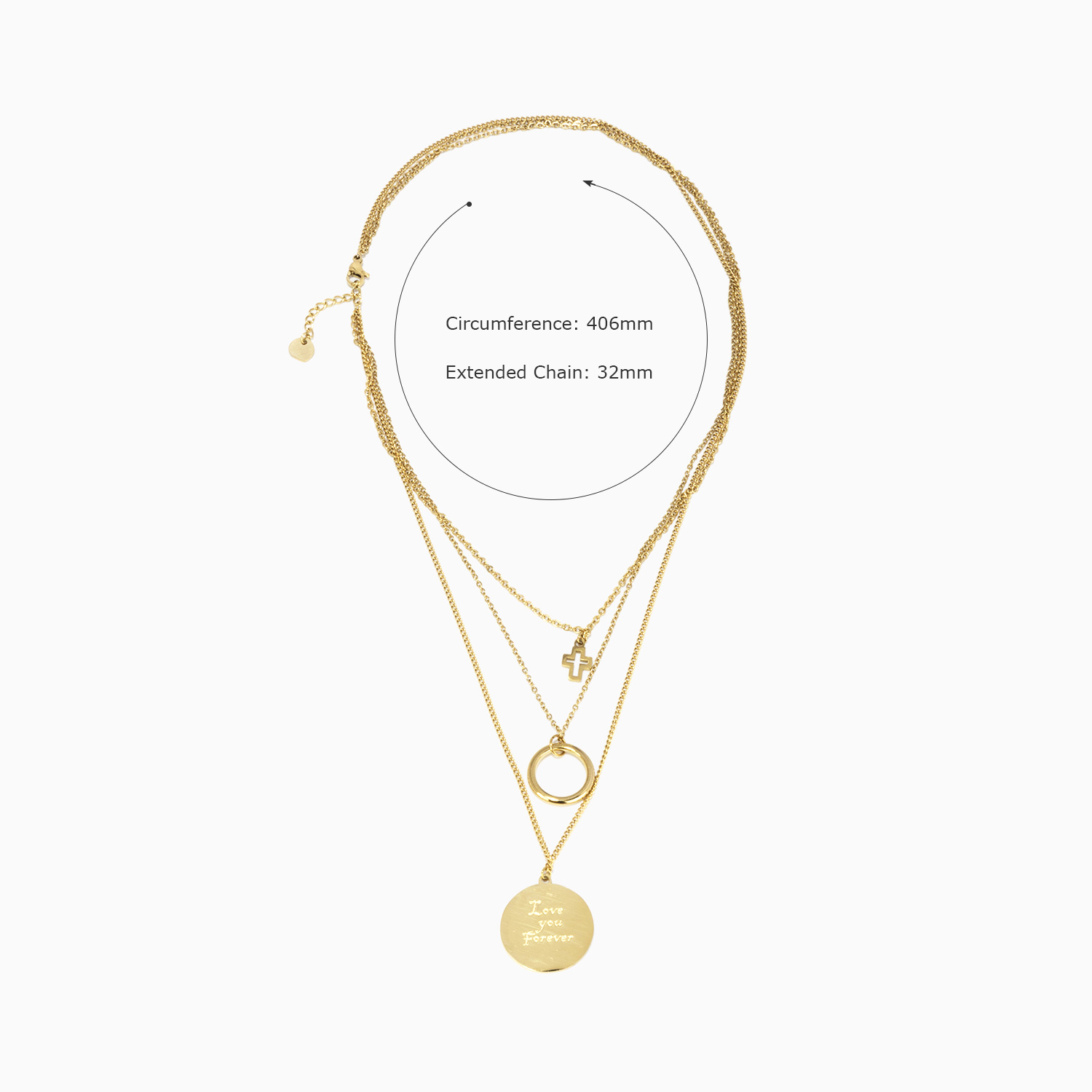 Vintage Pendant Type Gold Necklace3