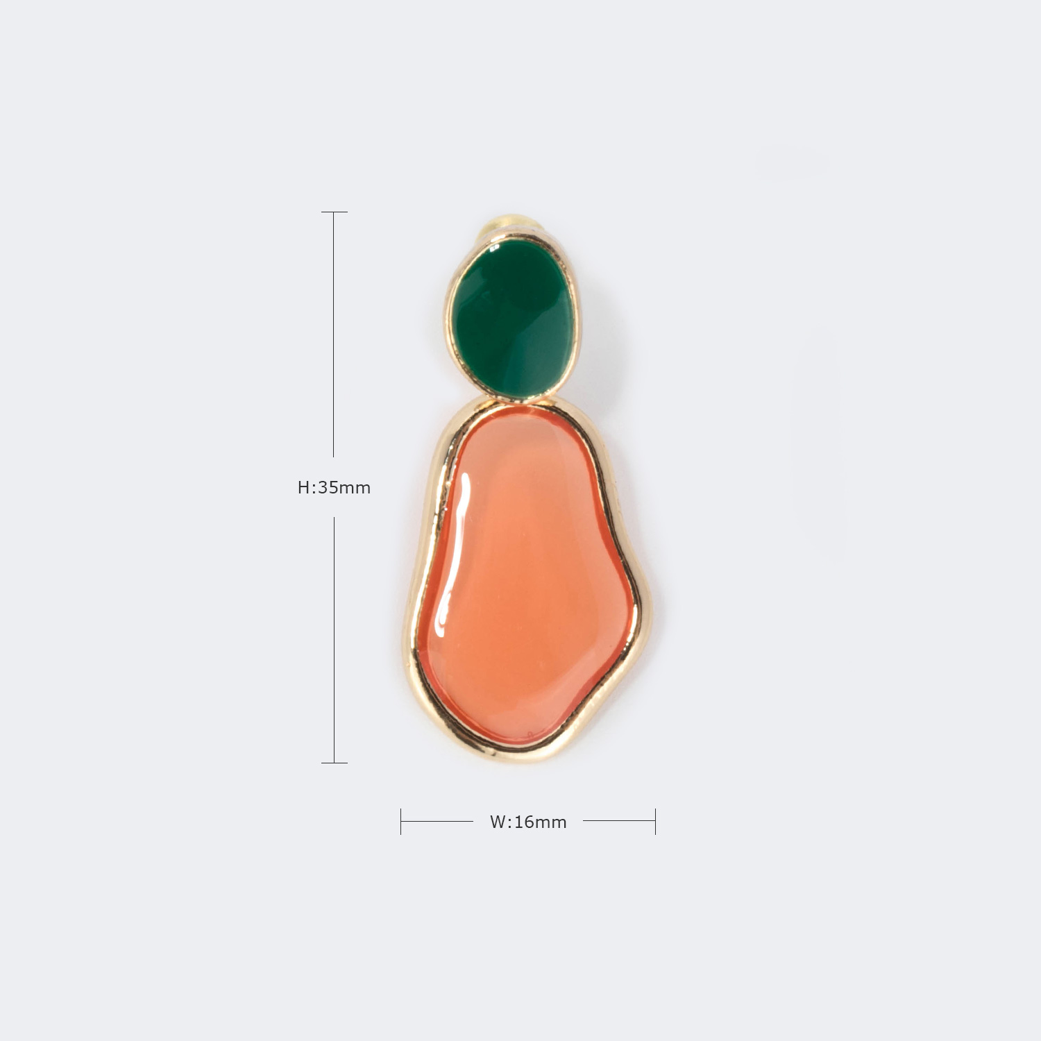 Stylish Heart Shape Gold Earrings4