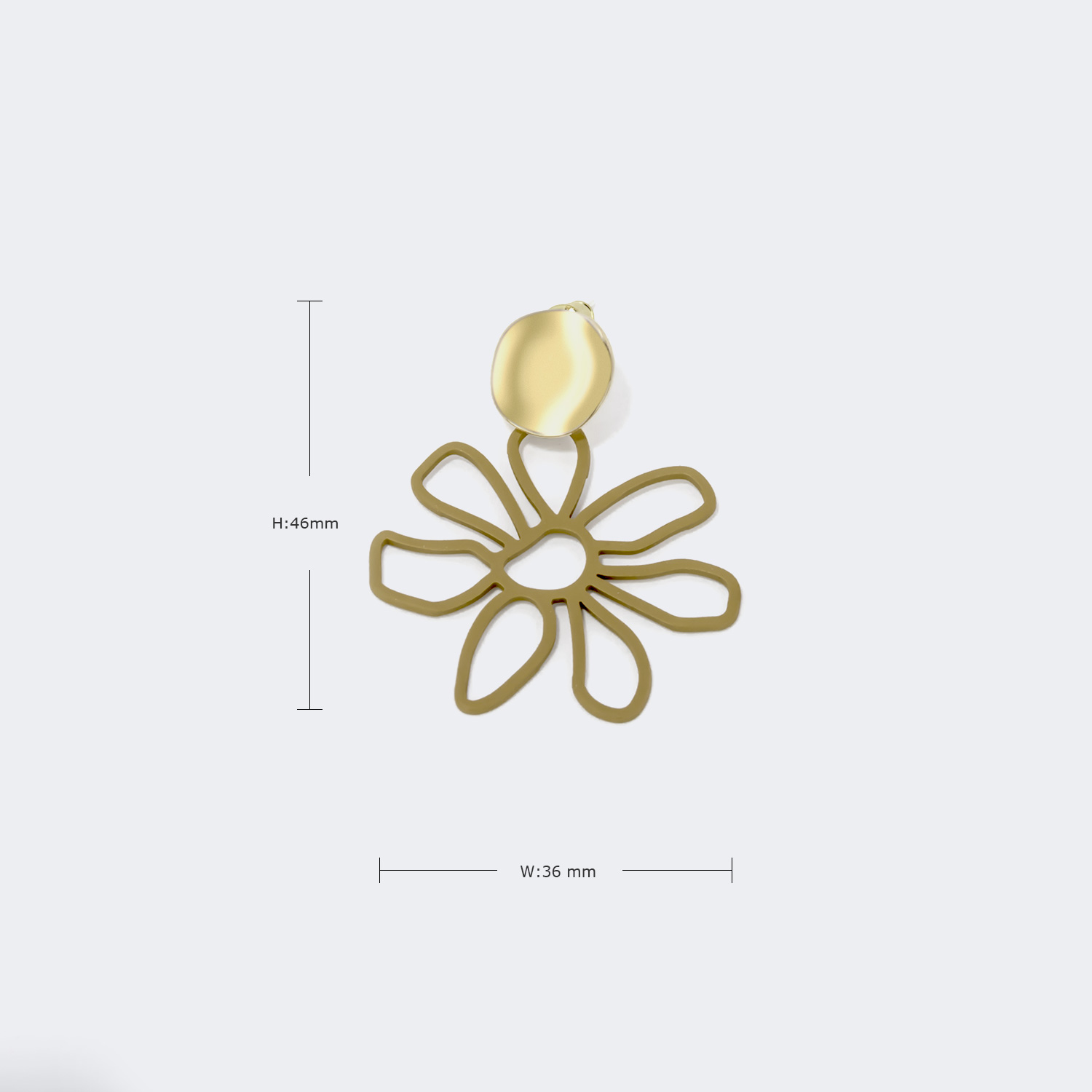 Stylish Hollowed-Out Daisy Earrings3