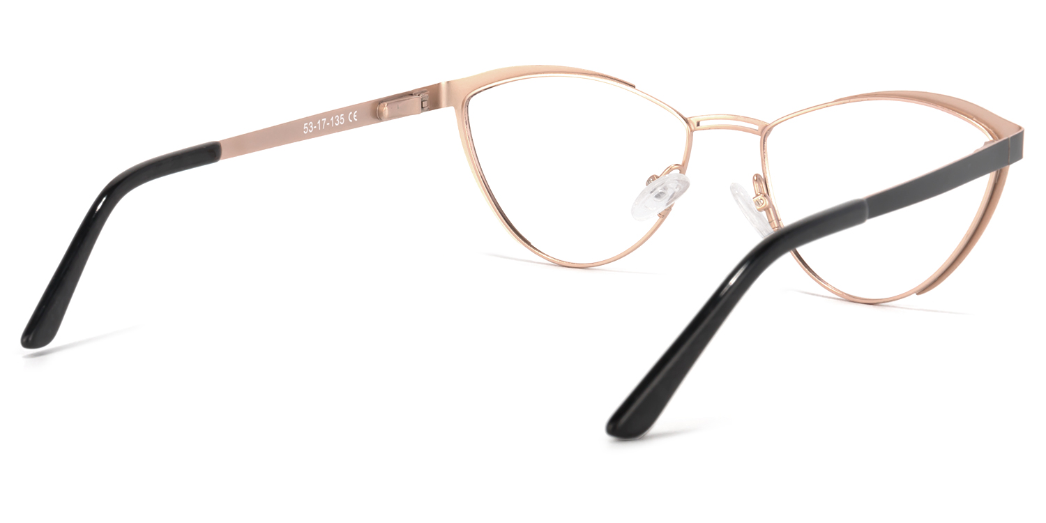 Sydney Cat Eye Black Glasses5