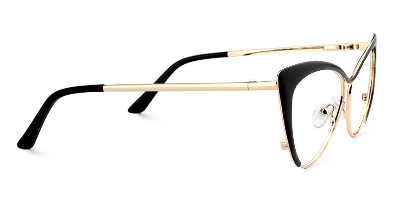 Ellen Cateye Black Glasses5