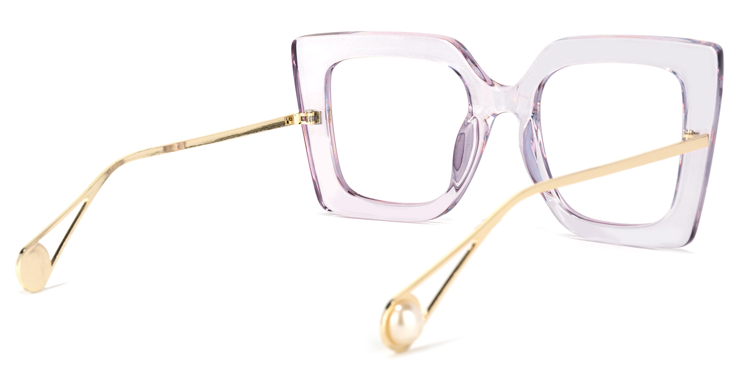 Qatar Square Light-Purple Glasses3