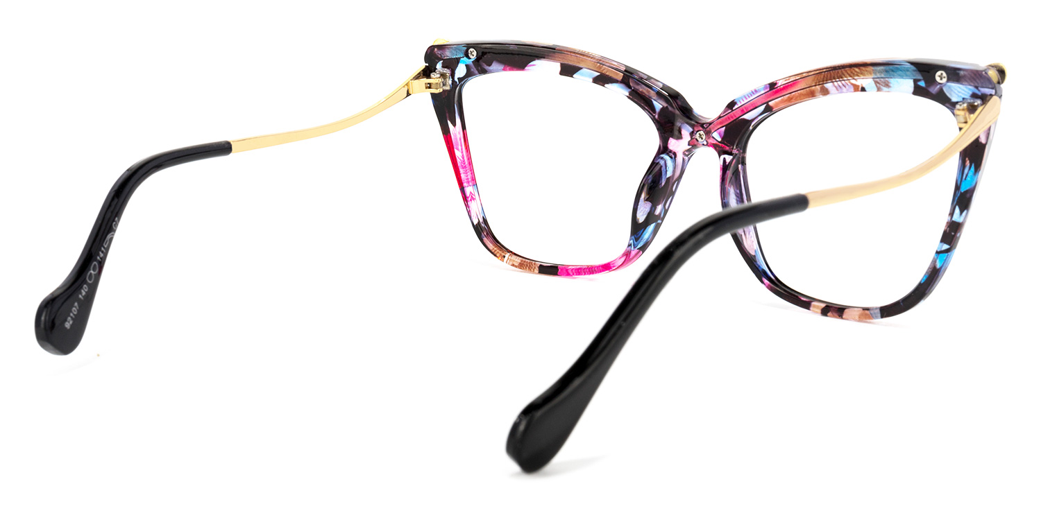 Winston Butterfly Floral Glasses4