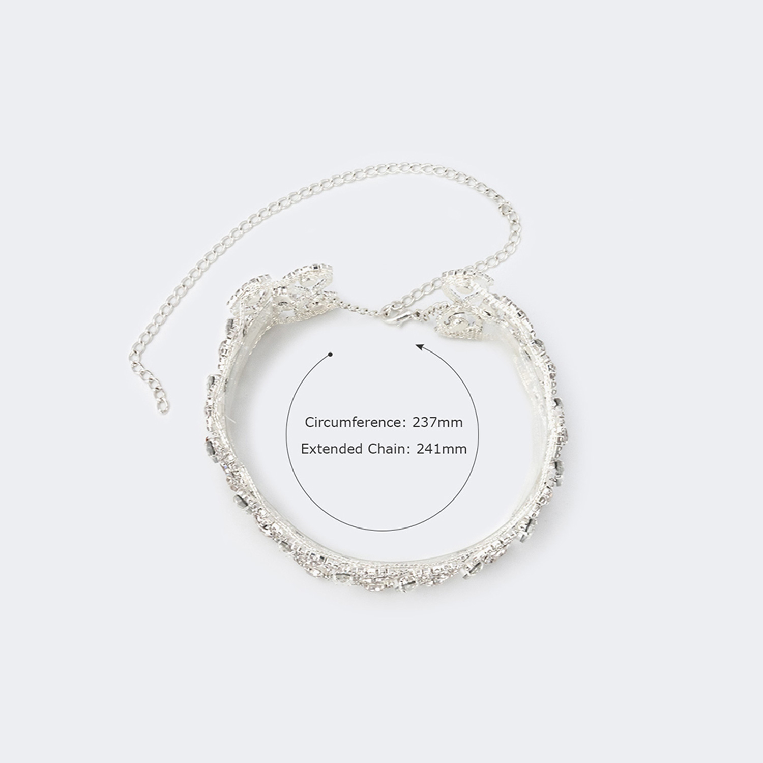 Glaring Occidental Style Silver Necklace3