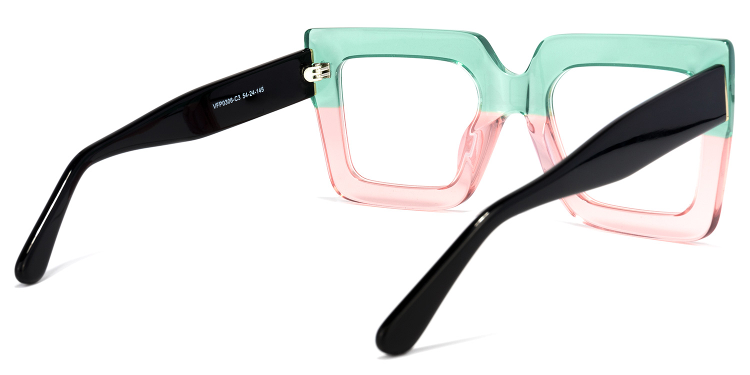 Brandon Square Green-Pink Glasses4
