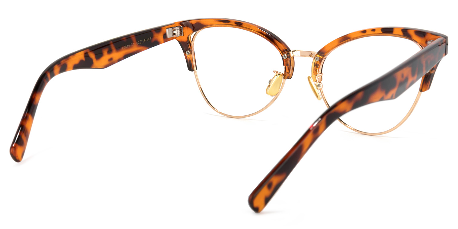 Charlene Browline Tortoise Glasses5