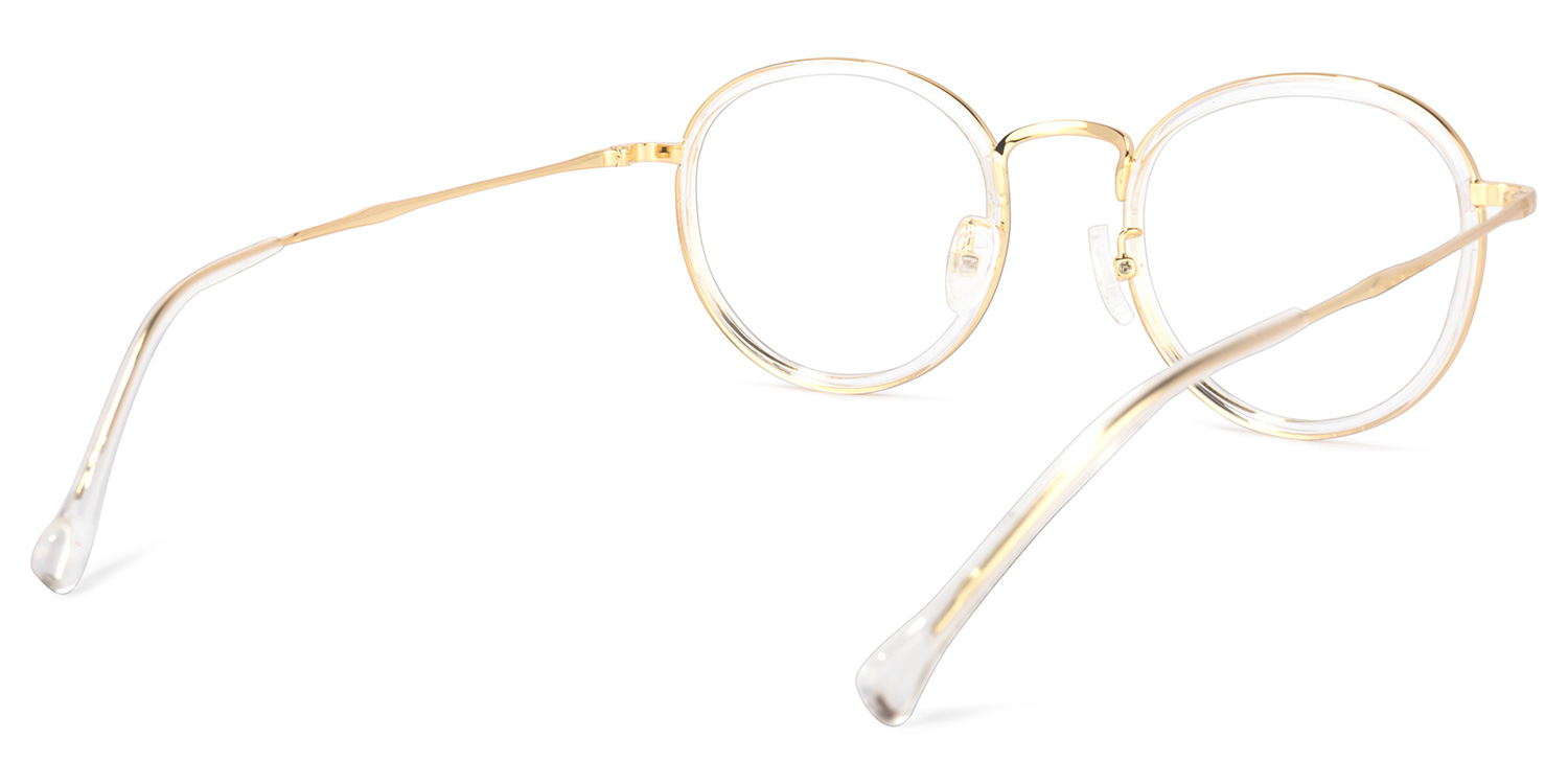 Yahya Round Gold-Crystal Glasses4