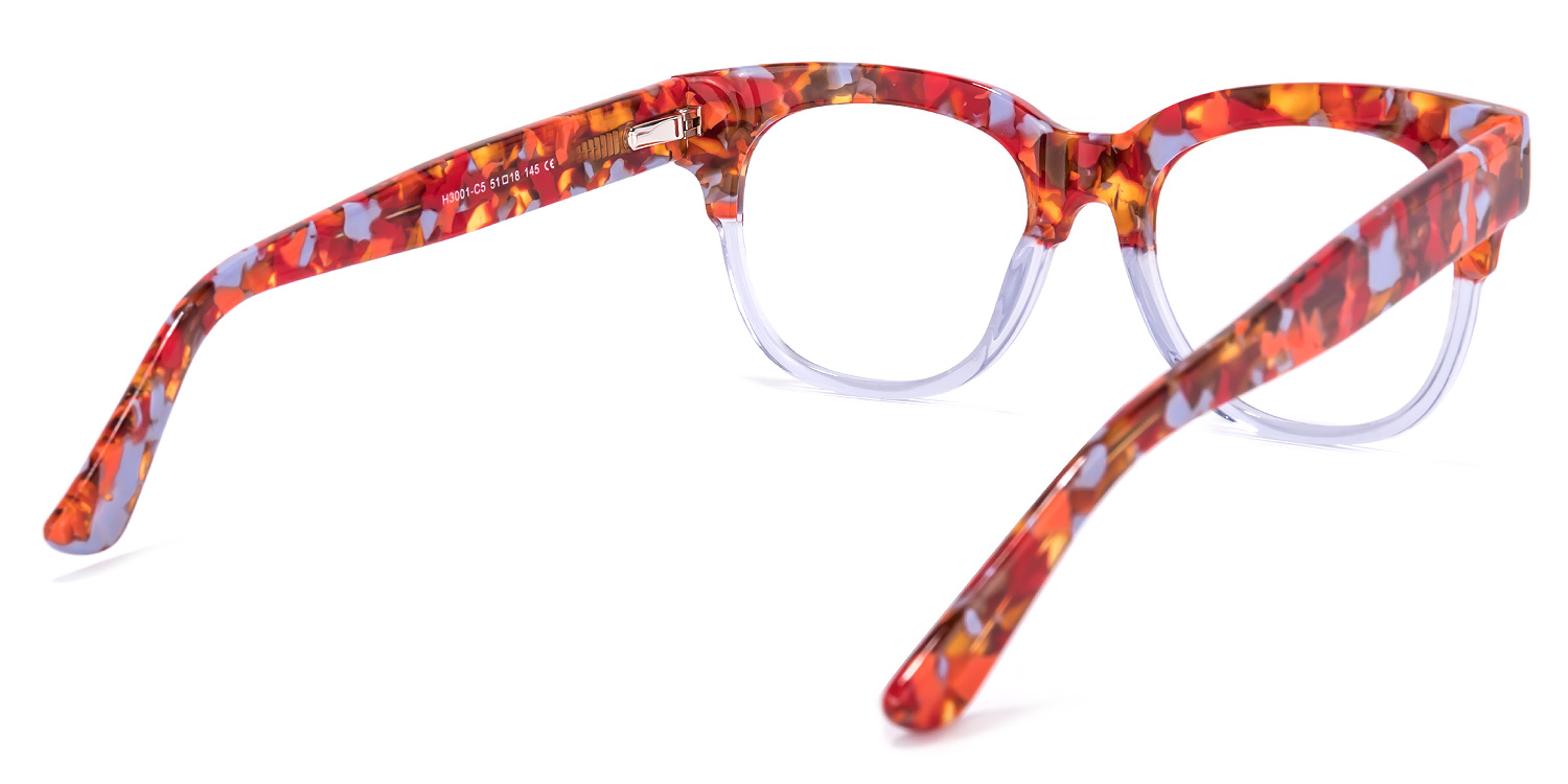 Yessenia Square Purple Glasses4