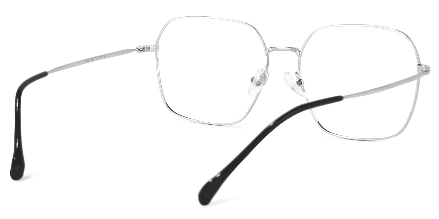 Zander Square Silver Glasses4