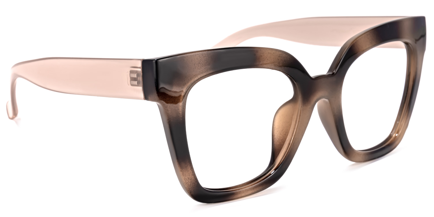 Malcolm Square Burnt Umber Glasses1