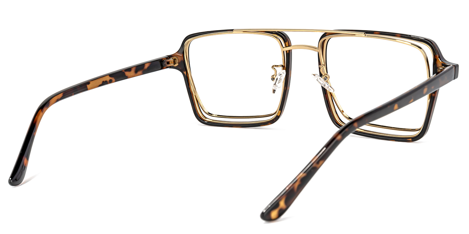 Nellie Aviator Tortoise-Gold Glasses4