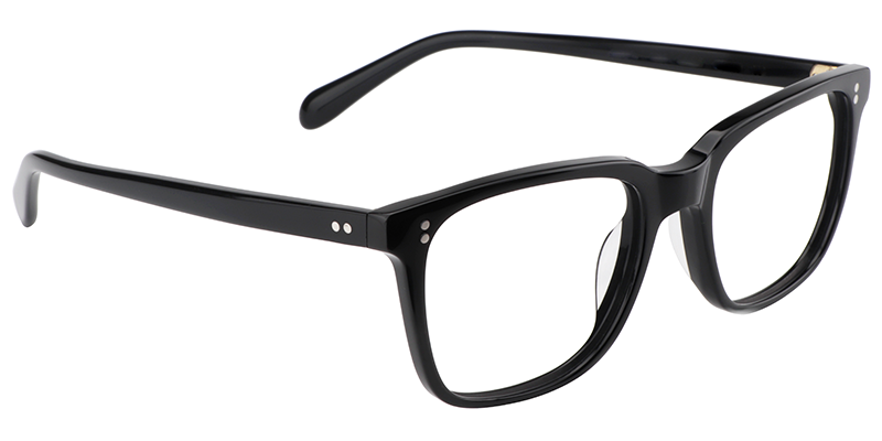 Rectangle Black Glasses | Zeelool Eyeglass Frames Online3