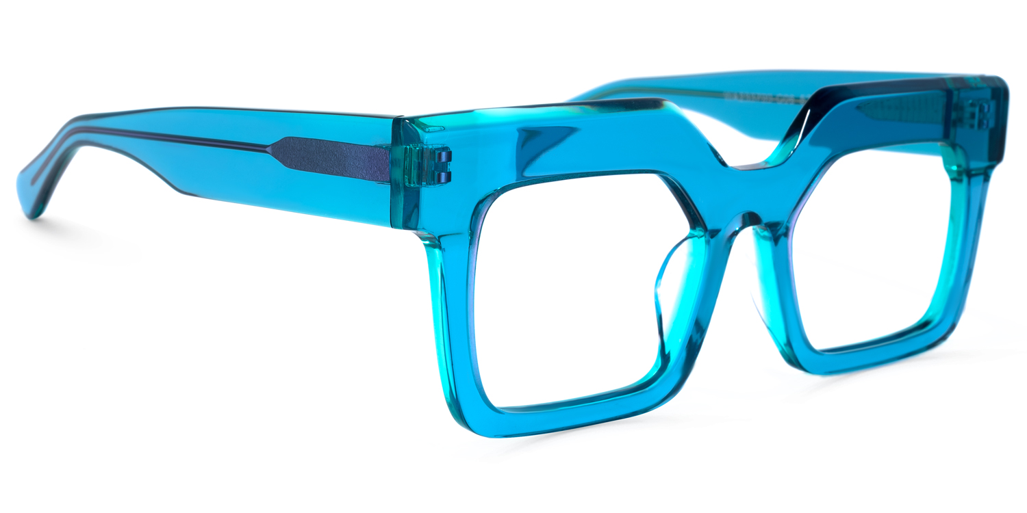Rosado Rectangle Blue Glasses2