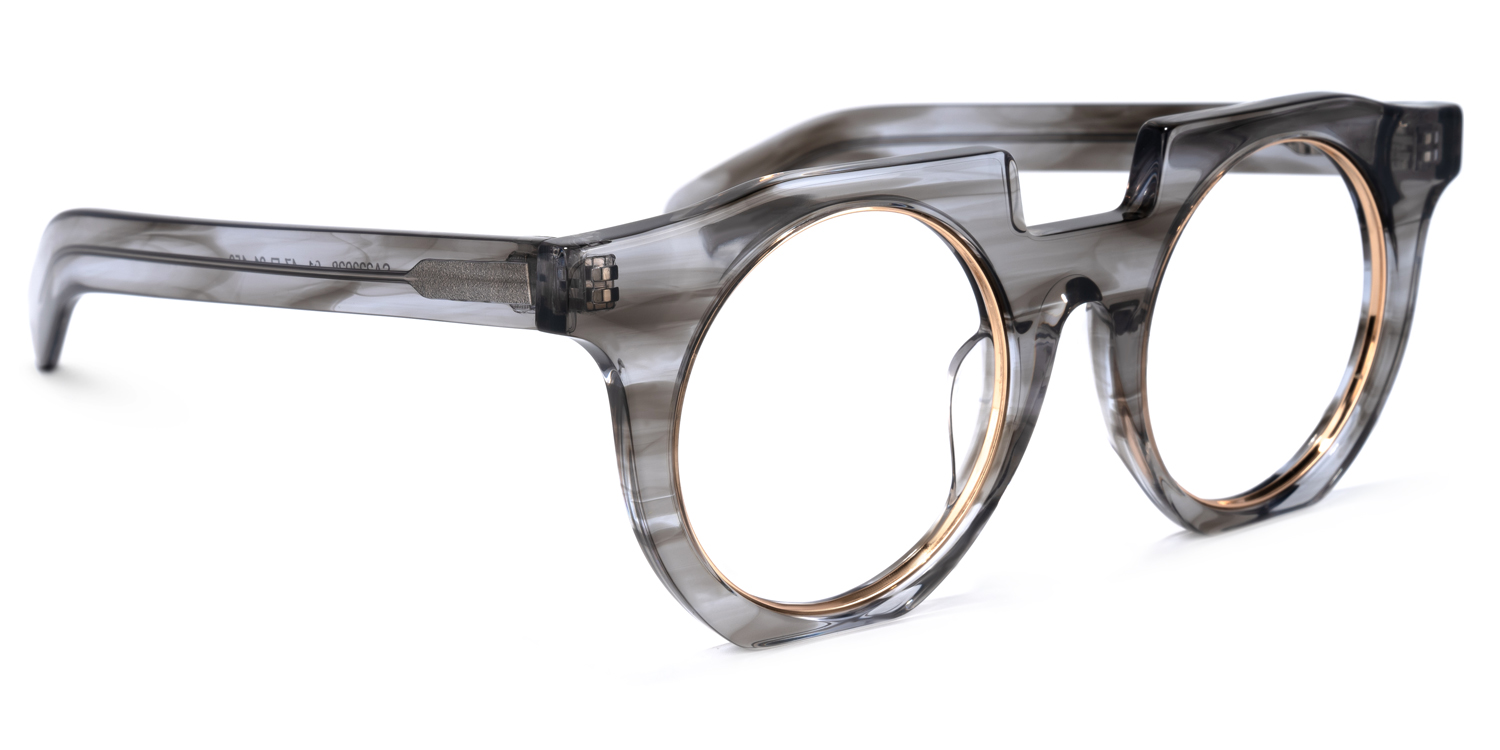 Mckoy Geoemtric Gray Glasses2