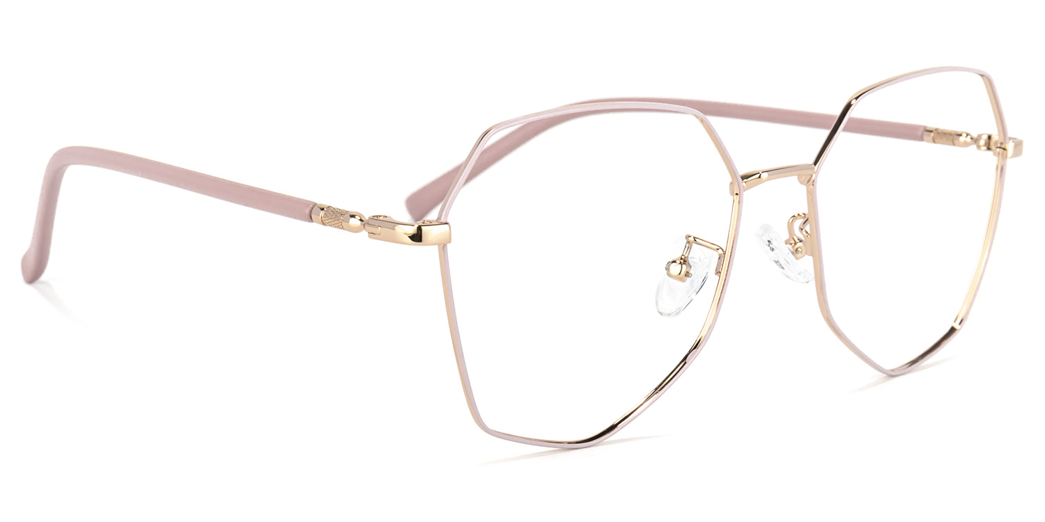 Bivins Geometric Pink Glasses2