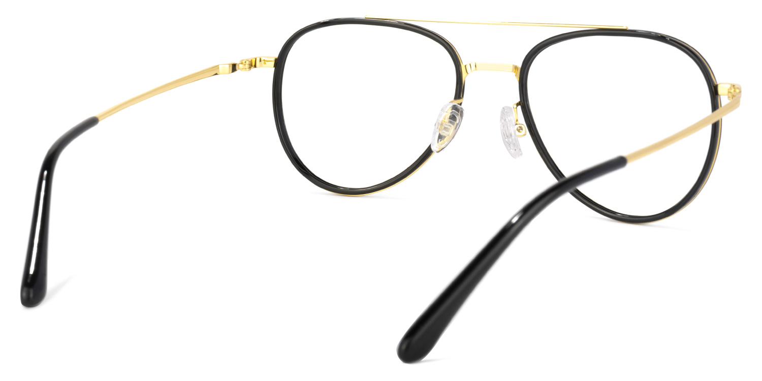 Serrano Avaitor Black Glasses4