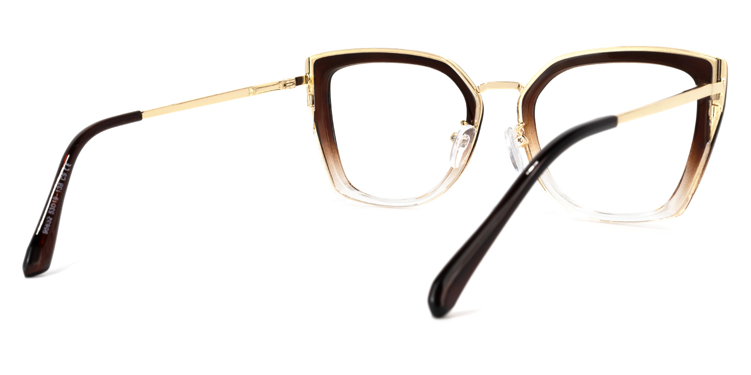 Matos Sqaure Brown Glasses4