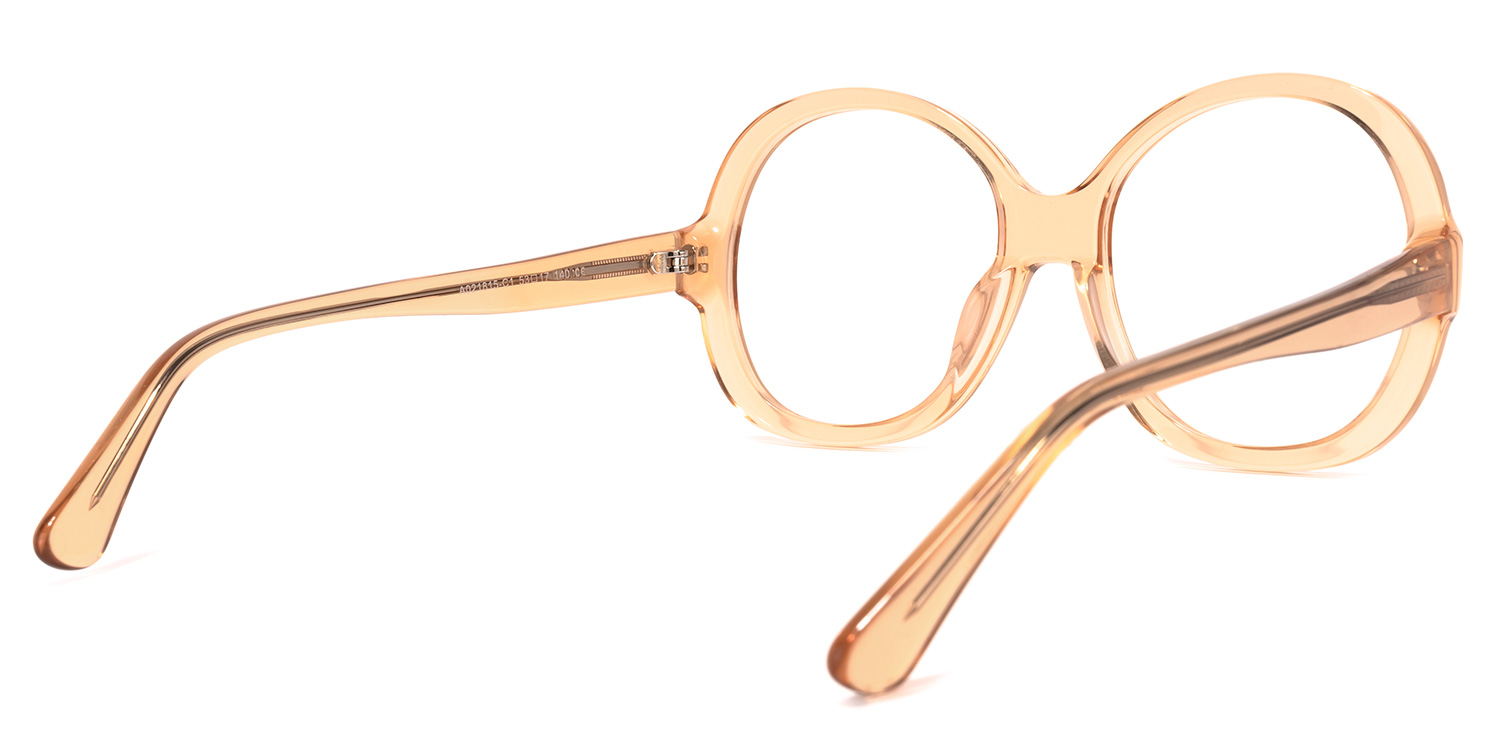 Bryan Round Orange Glasses4