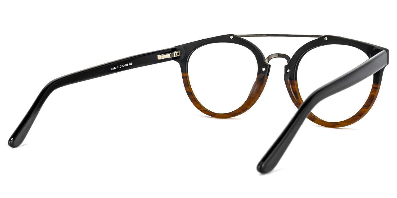 Katrece Round Two-Tone Glasses4