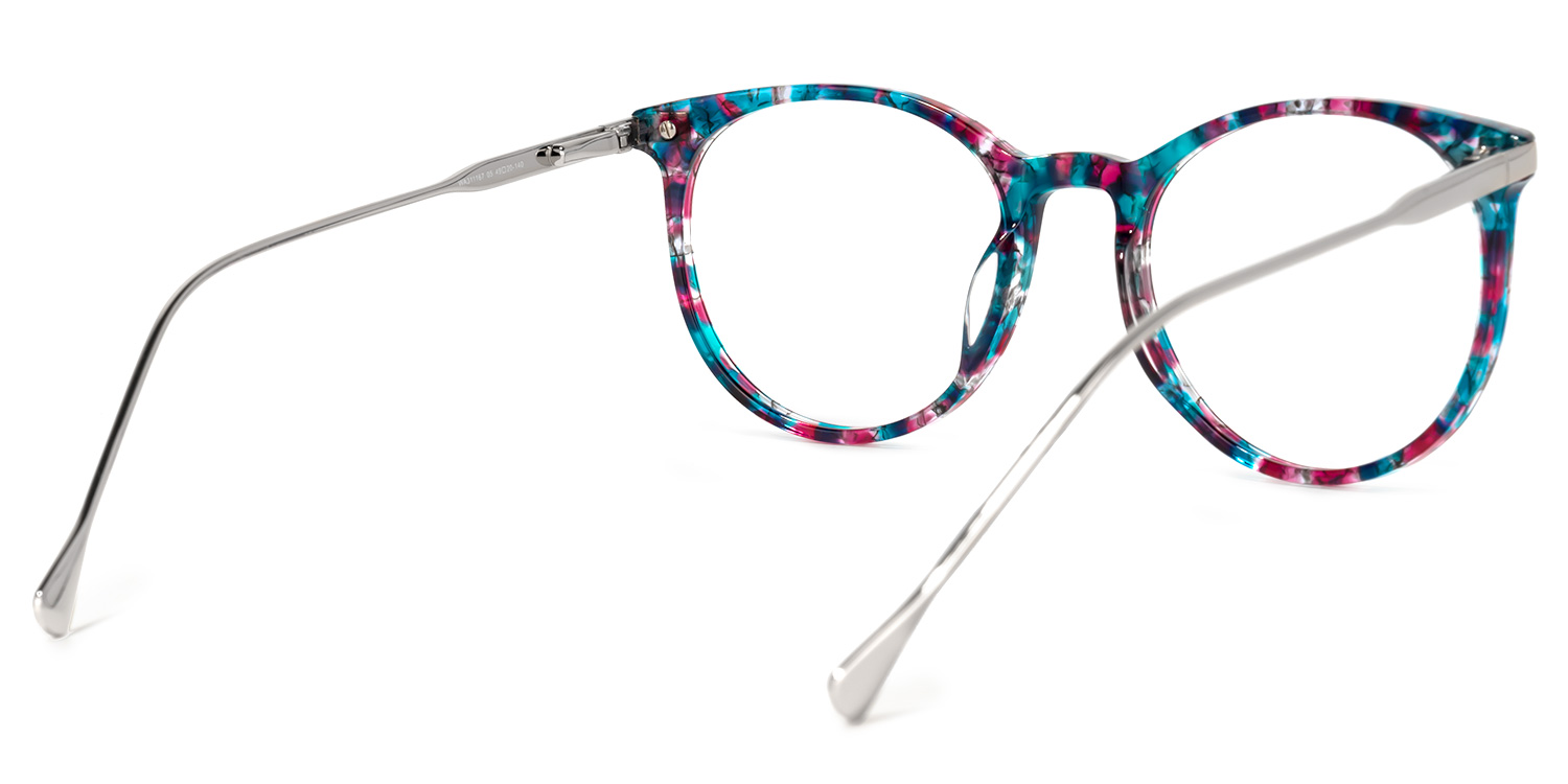 Lenid Round Floral Glasses3