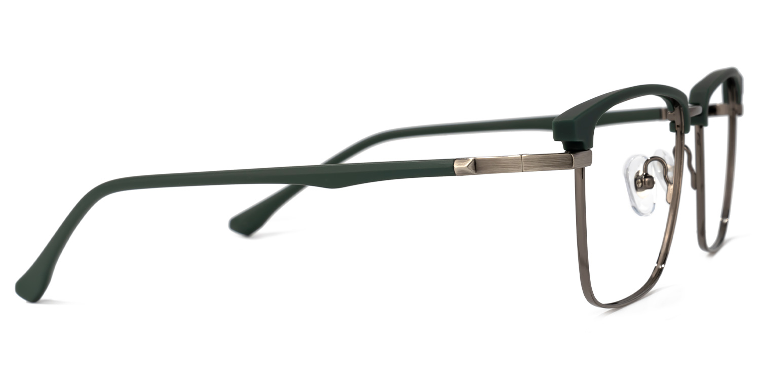Kierriah Browline Dark-Green Glasses2