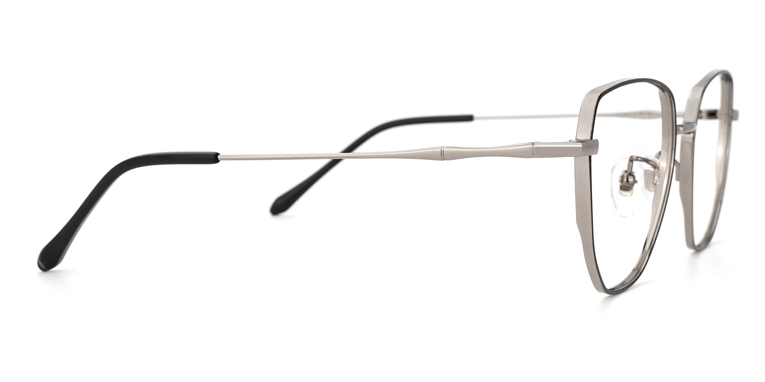 Owens Geometric Black-Silver Glasses2