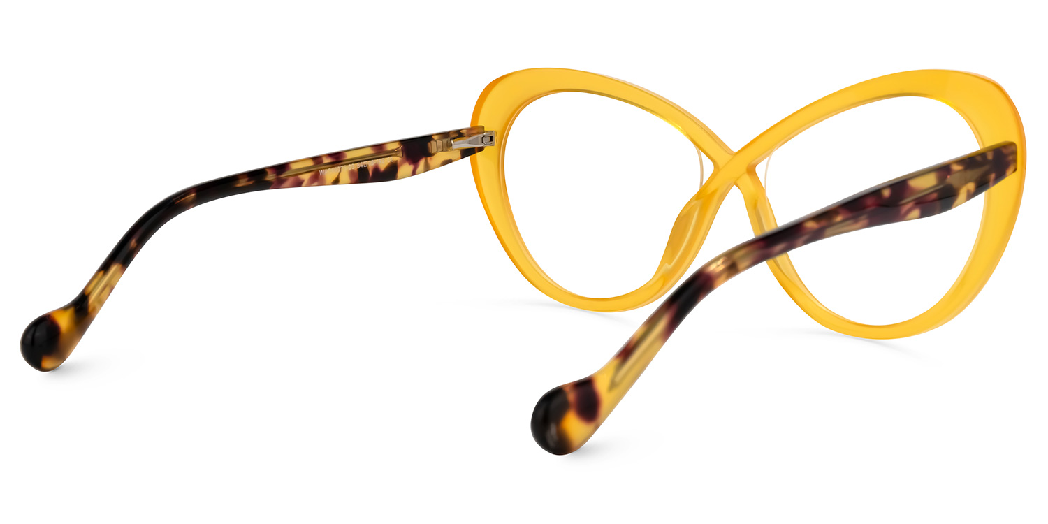 Charde Geometric Yellow Glasses3
