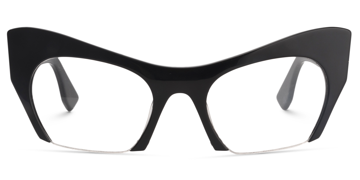 Cat Eye Black Glasses | Zeelool Glasses0