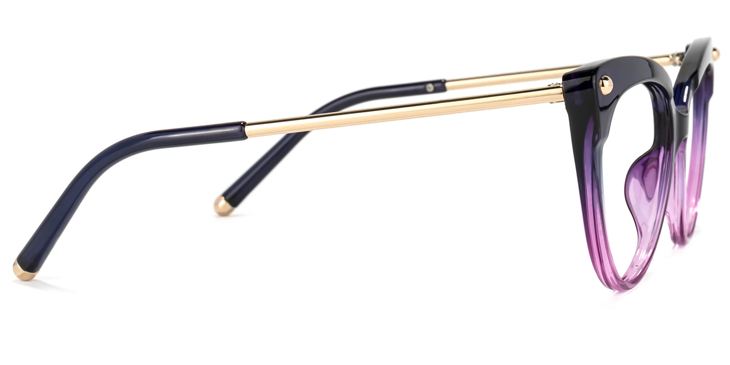 Alivia Cat Eye Purple Glasses3