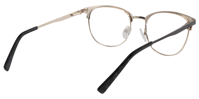 Browline Black Glasses | Zeelool Eyeglasses5